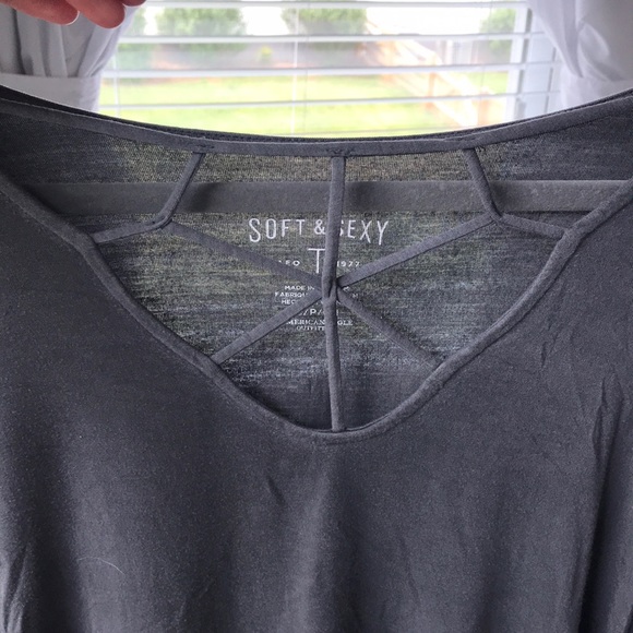 S Grey American Eagle Soft&Sexy T-shirt - Picture 4 of 4
